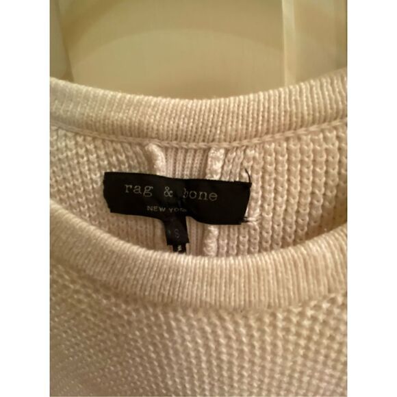 Rag & Bone cotton white sweater size small - Picture 2 of 6